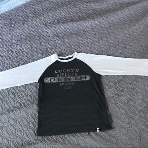 Boys lucky denim brand longsleeve shirt